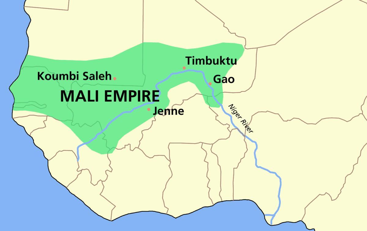 Kaart van die antieke Mali